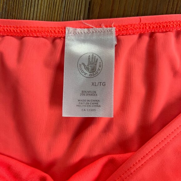 Body Glove Smoothies Salmon Bikini Bottoms with Sexy Heart-Shaped Charm Size XL - Picture 4 of 5